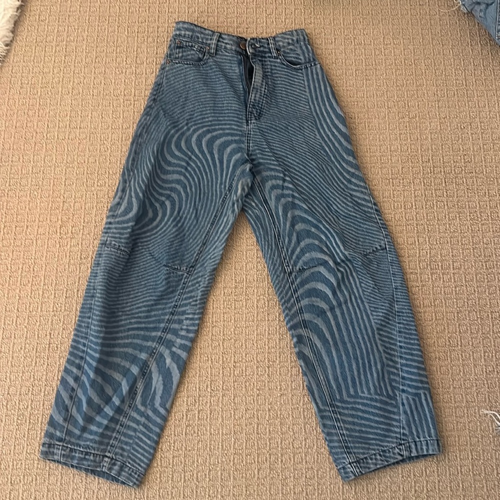 BDG High Rise Psychedelic Jeans